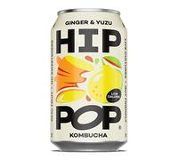 Hip Pop Ginger Yuzu Kombucha 330ml Can [Pack of 12]