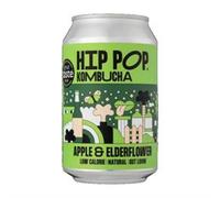 Hip Pop Hip Pop Kombucha Apple & Elderflower 330 ml (case of 12 cans)