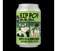 Hip Pop Hip Pop Kombucha Apple & Elderflower 330 ml (case of 12 cans)