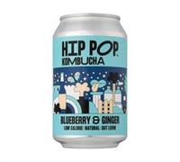 Hip Pop Hip Pop Kombucha Blueberry & Ginger 330 ml (case of 12 cans)