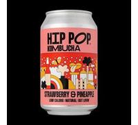 Hip Pop Hip Pop Kombucha Strawberry & Pineapple 330 ml (case of 12 cans)