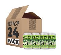 Hip Pop Kombucha, Low Calorie, 100% Natural, Vegan, Apple & Elderflower, 24 x 330 ml