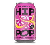 Hip Pop Pink Grapefruit Living Soda 330ml [Pack of 12]