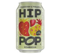 Hip Pop Strawberry & Pineapple Kombucha - 330ml