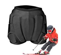 Hip Protection Pads Shorts - Elastic 3d Snowboard Butt Pad for Absorption, Protective Padded Shorts for Skating, Ice Skating, Roller Skatings, Snowboarding, , Extreme Sports