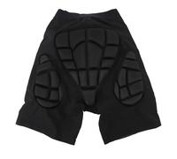 Hip Protective Padded Shorts Premium Polyurethane EVA Shock Absorption Butt Crash Pad for Skiing Skating Snowboarding Polyester Fiber Foam One Size (L)