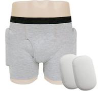 Hip Protector Pads Brief Fall, Impact-Absorbing Foam Padding Designed, Perfect Fit for Safety and Comfort, Preventing Falls in The Elderly(Man,L)