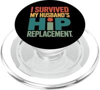 Hip Replacement Journey I Survived My Husband's Story PopSockets PopGrip for MagSafe