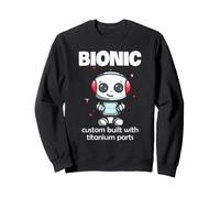 Hip Replacement Surgery Bionic Patient Recovery Get Well Sweatshirt