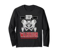 Hip Replacement Surgery Hip Warrior Recovery Long Sleeve T-Shirt