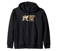 Hip Replacement Surgery Joint Recovery Funny Get Well Gag Zip Hoodie