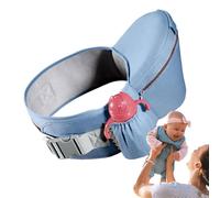 Hip Seat Carrier - Ergonomic Waist Stool, Adjustable Strap | Polyester Cotton Carrier, Lumbar Support, Detachable Cover, Pockets, All-Season Hip Seat, Comfortable Carrying for Mom Dad Parent