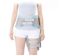 Hip Stabiliser Support Brace Adjustable Hinged Hip Abduction Orthosis Articulated Hip Joint Fixation Bracket Thigh Fracture Protector,Legs,Left