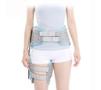 Hip Stabiliser Support Brace Adjustable Hinged Hip Abduction Orthosis Articulated Hip Joint Fixation Bracket Thigh Fracture Protector,Legs,Right