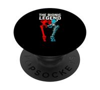 Hip Surgery The Bionic Legend Fun Mens Get Well PopSockets Adhesive PopGrip