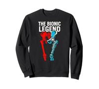 Hip Surgery The Bionic Legend Fun Mens Get Well Sweatshirt