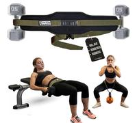 Hip Thrust Belt for Women - Versatile Non-Slip Belt for Dumbbells, Kettlebells or Plates, Booty Sprout Hip Thrust Machine, Hip Trust Belt, at Home Workout Equipment Women, Glute Workout Equipment.
