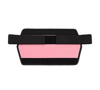 Hip Thrust Belt, Strong Weight Bearing Non Slip Foldable PU Leather Hip Bridge Belt Multifunctional for Home (Pink)