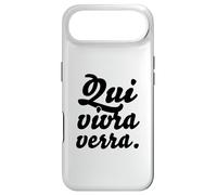 Hip Trending French Writing & Sayings: "Qui vivra verra" Case for iPhone Air
