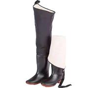 Hip Waders 80cm/31.5in Men's Fishing Hunting Hip Waders, Warm Winter Hip Boots, Outdoor Underwater Work (Black,10 UK)