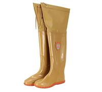 Hip Waders A 60cm High Wader with A Buttocks, Men and Women Fishing/transplanting/Outdoor Waterproof Boots, Comfortable and Non Slip (Yellow,41)