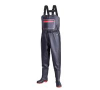 Hip Waders Hip Waders for Men Waterproof, Thick Double-Layer Knee Protection Fishing Boots(Black,9.5)