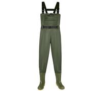 Hip Waders Lightweight Waterproof Hip Waders,Suitable for Men and Women Fishing, Farming, and Car Washing (Green,6.5)