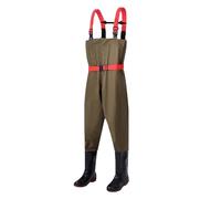 Hip Waders Mens Waders with Boots Waterproof, Suitable for Fishing, Aquaculture, and Animal Husbandry(Yellow,9)