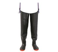 Hip Waders Winter Warm Hip Waders with Adjustable Carabiners, 31.5in Knee High Slip Resistant Wearable Rain Boots