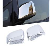 HIPATU 2Pcs ABS Car Door Mirror Cover Caps for Nissan NV200 Evalia 2010-2018, Car Rearview Mirror Cap Replacement Side Wing Mirror Covers Trim,B/Chrome