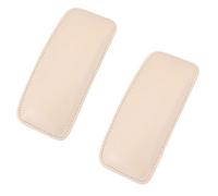 HIPATU 2Pcs Car Center Console Knee Cushion Soft Pad for Dodge Caliber 2005 2006 2007 2008 2009 2010 2011, Leather Medium Console Knee Elbow Comfort Accessories,Beige