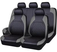 HIPATU 9pcs Car Seat Covers for Volvo XC90 2005 2006 2007 2008 2009 2010 2011, Car Front Rear Waterproof Breathable Full Set Interior Protector Accessories,B-Grey