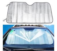 HIPATU Car Windshield Sunshade for Vauxhall Corsa F (2020+), Front Window Sunshades, Foldable Car Windscreen Sun Shade, Blocks UV Rays Keep Vehicle Cooler Car Accessories,TYPE-B