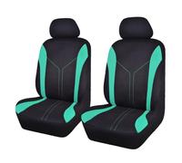 HIPATU Front Car Seat Covers for Jaguar F Pace (2016-2023), Breathable Mesh Car Seat Cover Sets for Front Seat Airbag Compatible Car Seat Protector Auto Accessories,A-GREEN