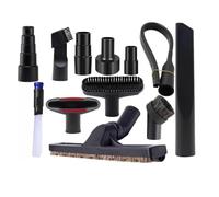HIPATU Vacuum Cleaner Tool Kit for Vacmaster 2.5 Gallon Wet Dry Vacuum | durable moulded attachment bodies with; supports dusting, crevice, upholstery and; home, vehicle, office and workshop