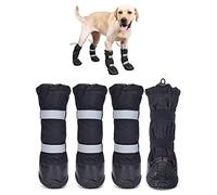 HiPaw Winter Water Resistant Dog Boots Nonslip Rubber Sole for Snow Rain
