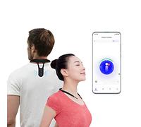 hipee P1 Smart Posture Trainer & Corrector, Control with App, Check Posture in Real Time, Strapless, Boost Health & Temperament (Black)
