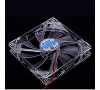 HIPENGYANBAIHU PC Computer Fan Quad 4 LED Light 120mm PC Computer Case Cooling Fan Mod Quiet Molex Connector Easy Installed Fan 12V(COLOR:Blue light)