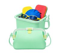 Hiphiprun Bean Bag - Waterproof Purse That Opens into a Box (Green)