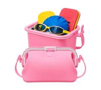 Hiphiprun Bean Bag - Waterproof Purse That Opens into a Box (Pink)
