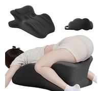 Hiphiprun Spark Pillow for Couples - 2025 New The Spark Pillow by with 27° Angle for Perfect Positioning | Removable Protective Cover | Sitting and Lying | Vertebral Posture Support (B - Black)