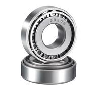 HIPicco 2 Pack 30203 Tapered Roller Bearing Cone and Cup Set, 17mm Bore 40mm OD 13.5mm Cup Width, Chrome Steel Wheel Bearings, ABEC-3