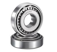 HIPicco 2 Pack 30304 Tapered Roller Bearing Cone and Cup Set, 20mm Bore 52mm OD 16.5mm Cup Width, Chrome Steel Taper Bearings Set, ABEC-3