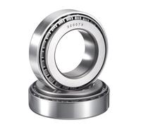 HIPicco 2 Pack 32007 Tapered Roller Bearing Cone and Cup Set, 35mm Bore 62mm OD 18mm Cup Width, Chrome Steel Taper Bearings Set, ABEC-3