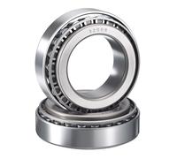 HIPicco 2 Pack 32008 Tapered Roller Bearing Cone and Cup Set, 40mm Bore 68mm OD 19mm Cup Width, Chrome Steel Taper Bearings Set, ABEC-3