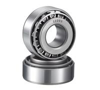 HIPicco 2 Pack 32203 Tapered Roller Bearing Cone and Cup Set, 17mm Bore 40mm OD 16mm Cup Width, Chrome Steel Taper Bearings Set, ABEC-3
