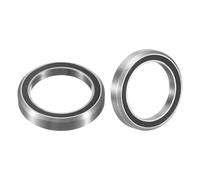 HiPicco 2 Pcs MH-P09K Bicycle Headset Bearings, 27.15x38x6.5mm | 36/45 Degree, Double Rubber Seald, Pre-Lubricated, Chrome Steel, ABEC 3, Z2 Lever
