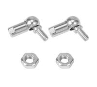 HiPicco Ball Head Joint Rod End Bearing/Ball Socket Universal Joints, 2pcs M10 Right Thread Carbon Steel Angle Ball Joint for Automotive, Hinged Door, Cupboard