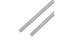 HiPicco Fully Threaded Rod M4 x 300mm 0.7mm Thread Pitch, 2 Pack 304 Stainless Steel Right Hand Threaded Rods Bar Studs for Furniture Machinery Assembly