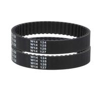HiPicco HTD 5M Timing Belts, 255mm Pitch Length x 15mm Width x 3.8mm Height | 5mm Pitch Rubber Pulley Timing Belt 51 Teeth Closed Loop Synchronous Belt 2 Pack